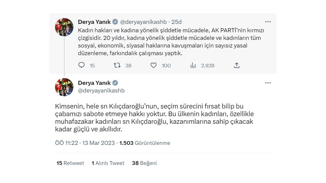 Bakan Yanık: 6284 Sayılı Kanun'un Tartışmaya Açılması Dahi Kabul Edilemez