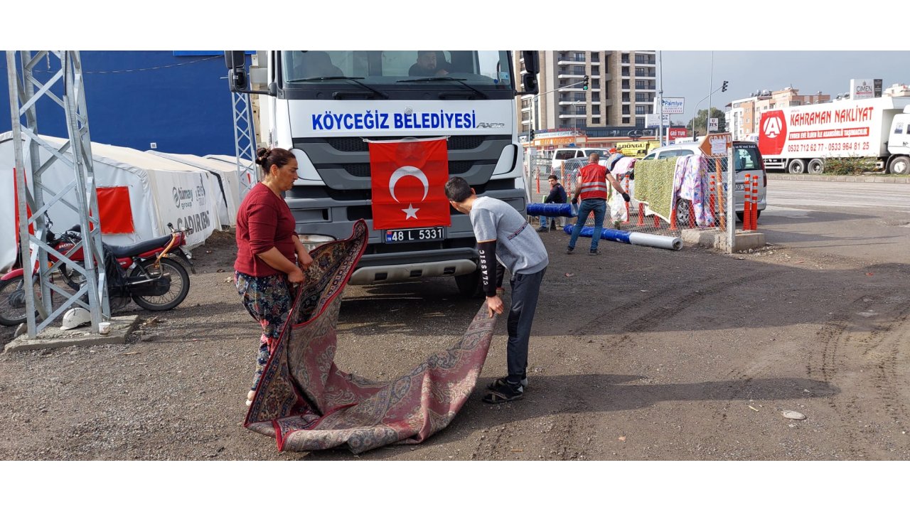 İskenderun'da Sağanak Etkili Oldu; Çadırlardaki Depremzedeler Zor Anlar Yaşadı