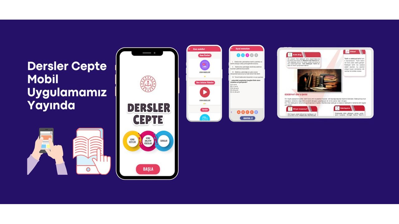 Lise Öğrencileri İçin 'dersler Cepte' Mobil Uygulaması