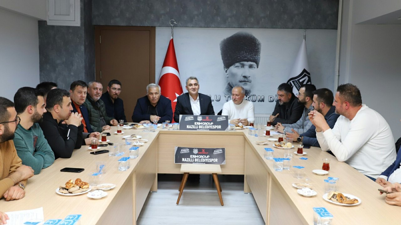 Nazilli Belediyespor'da Görev Dağılımı Yapıldı