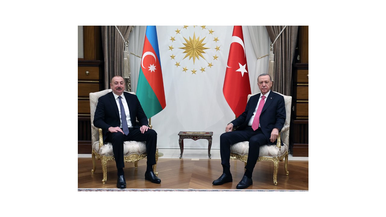 Cumhurbaşkanı Erdoğan, Azerbaycan Cumhurbaşkanı Aliyev İle Bir Araya Geldi